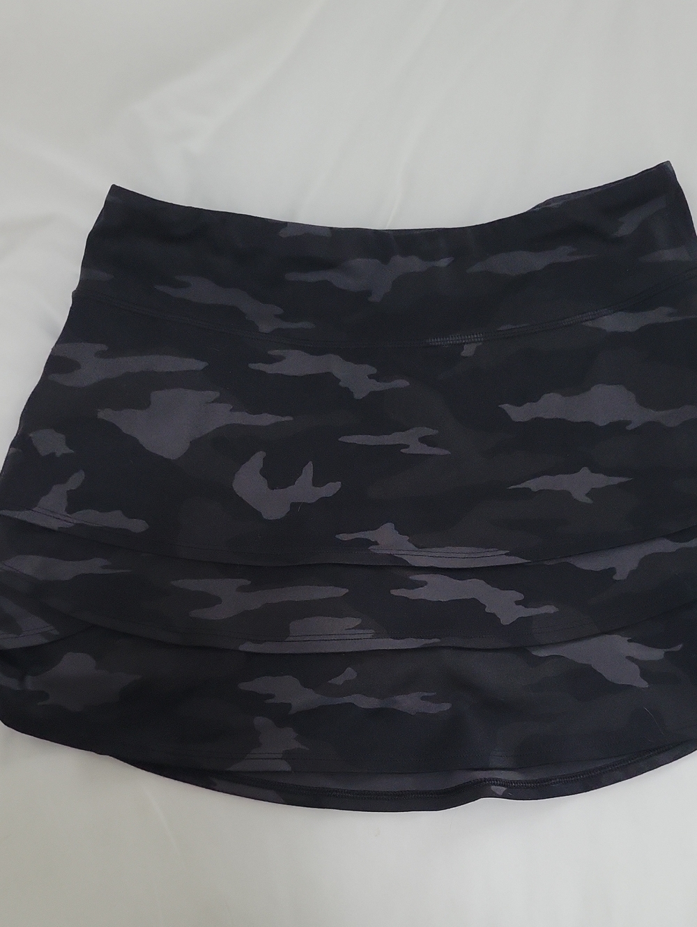 Athleta Girl Swing Camo Skort - Black & Gray Camo